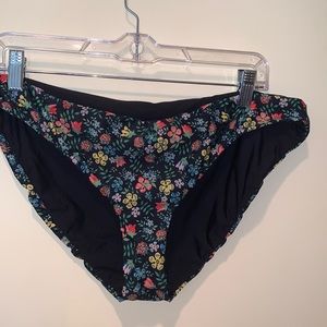 J CREW Reversible Floral Hipster Bikini Bottom Liberty Fabric Beachcore XL New